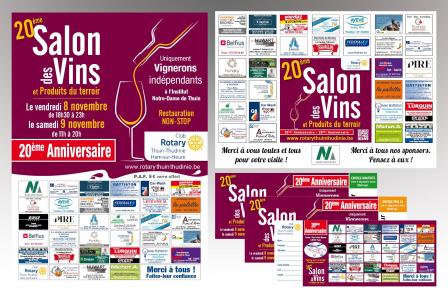 Affiches, sets de table et invitations